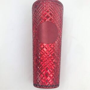 Starbucks Dining Holiday 2021 Jeweled Red 24 0z. Venti Cold Cup Tumbler